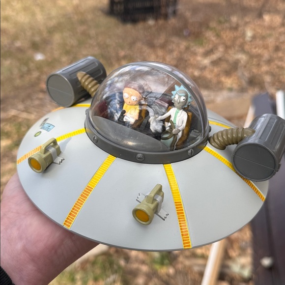 rick and Morty Other - NIB Interplanetary Rick and Morty junk ship! With science man and boy